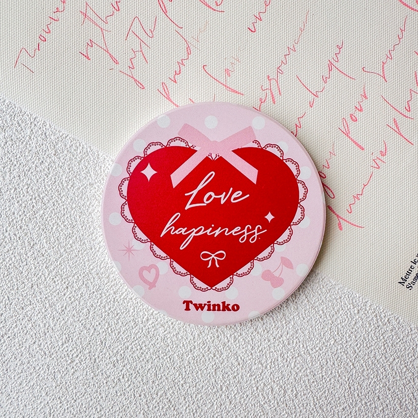 Love蕾絲愛心(粉底)