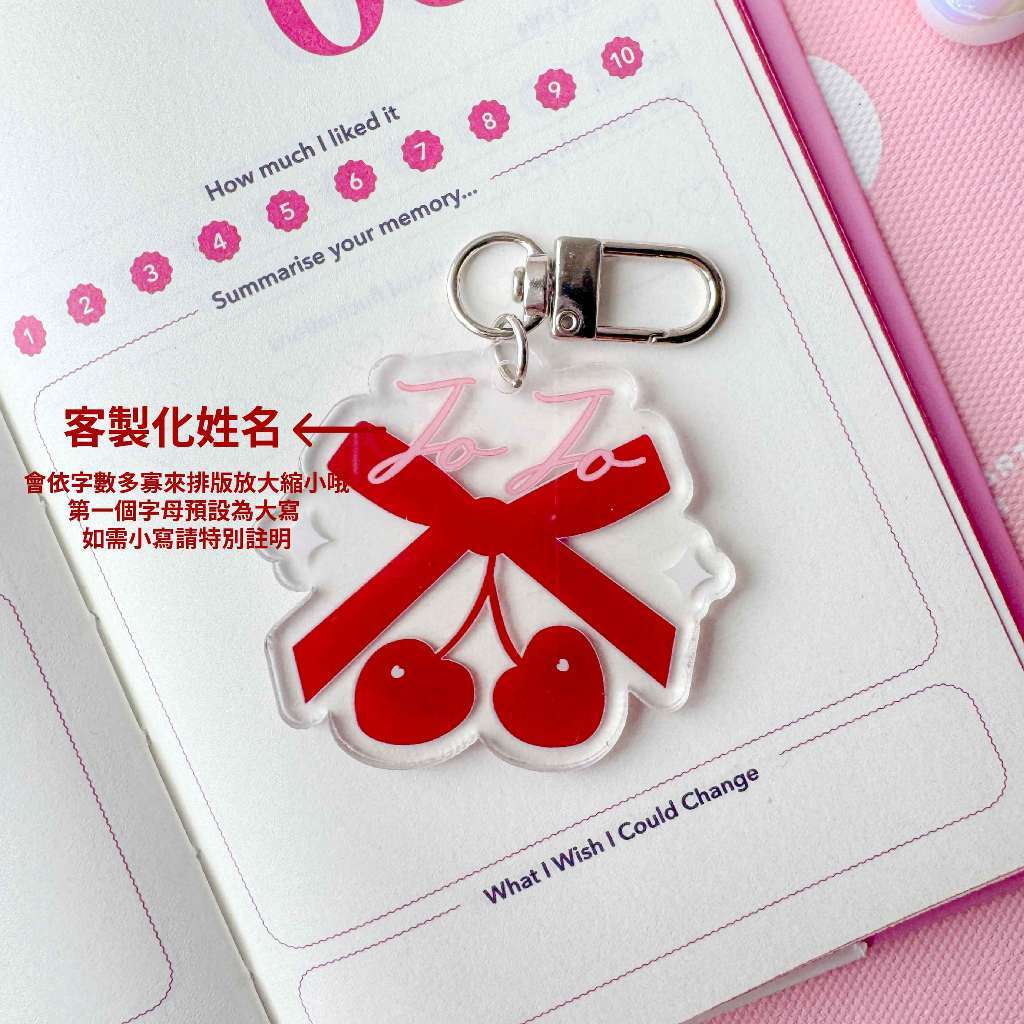 客製化-X型蝴蝶結櫻桃
