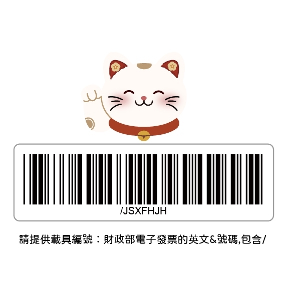 大頭好運招財貓