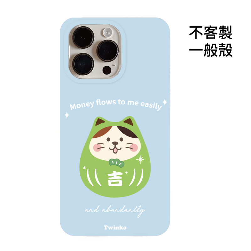 不客製-阿吉福寶喵-藍底IMD一般殼