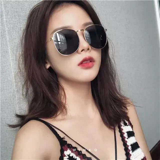 金框黑鏡片