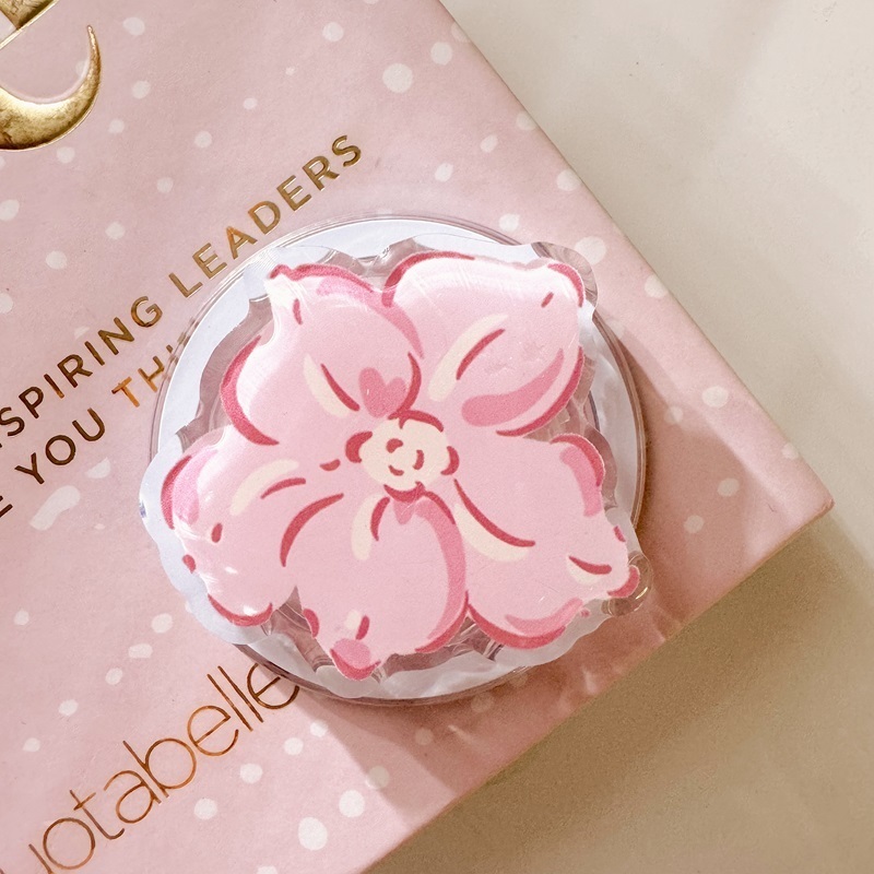 粉色花花