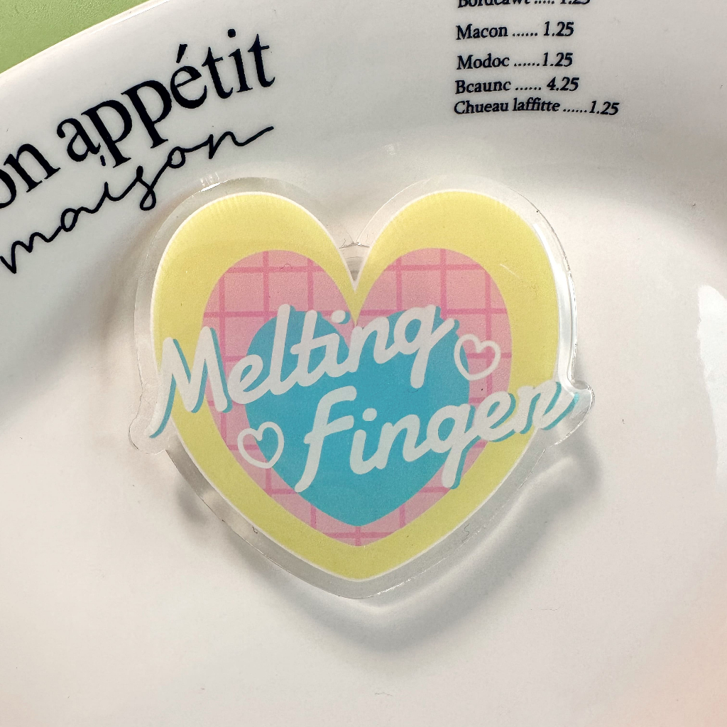愛心melting finger