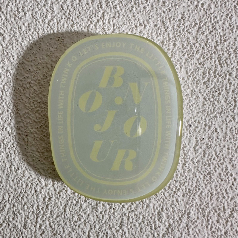 淡藍BONJOUR-一般黏貼款
