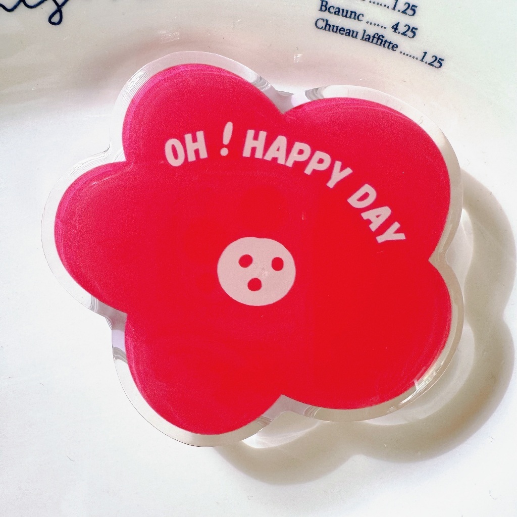 Happy Day桃粉色花花