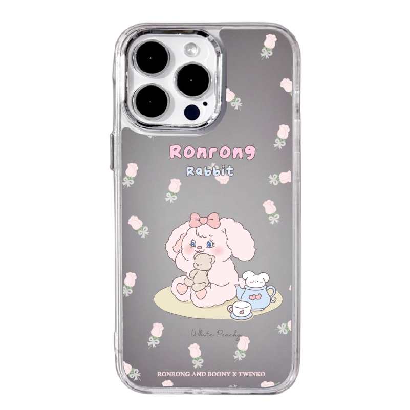 玫瑰花下午茶-太空鏡面殼