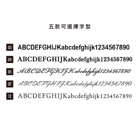 5fonts