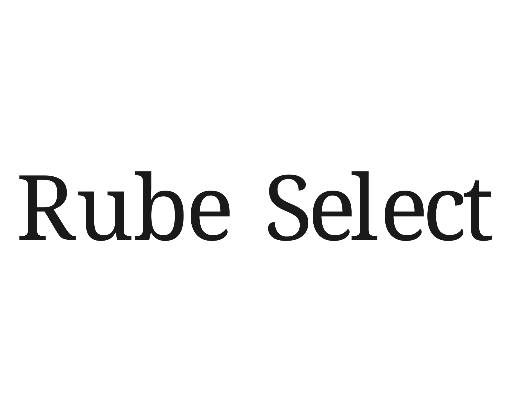 Rube Select