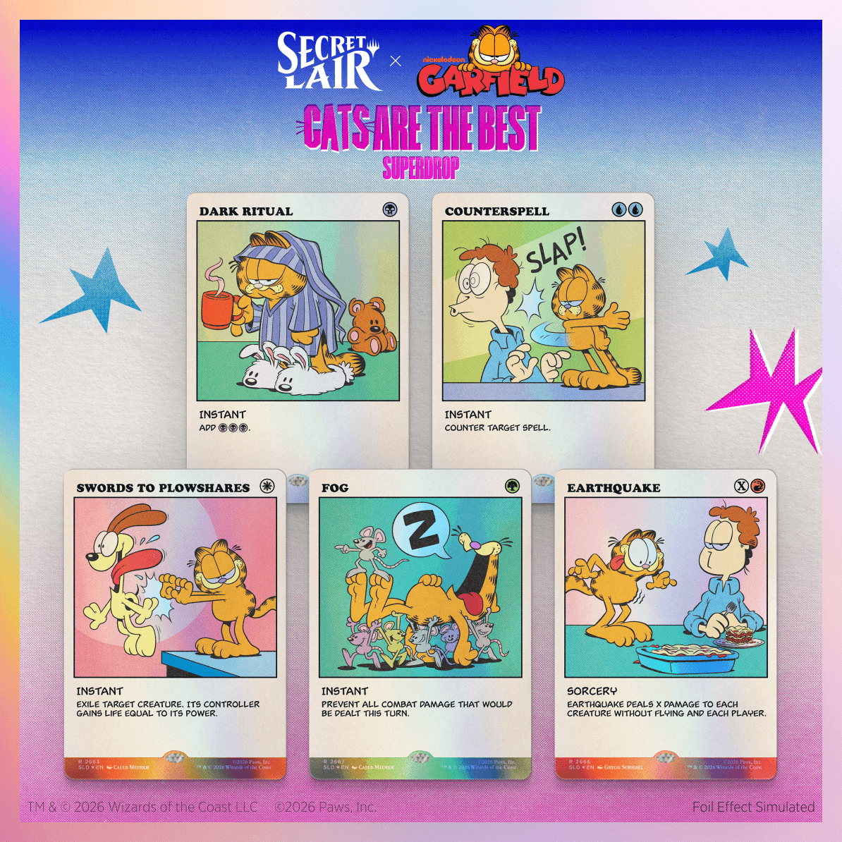 Secret Lair x Garfield_ As Intended (Foil Edition)
