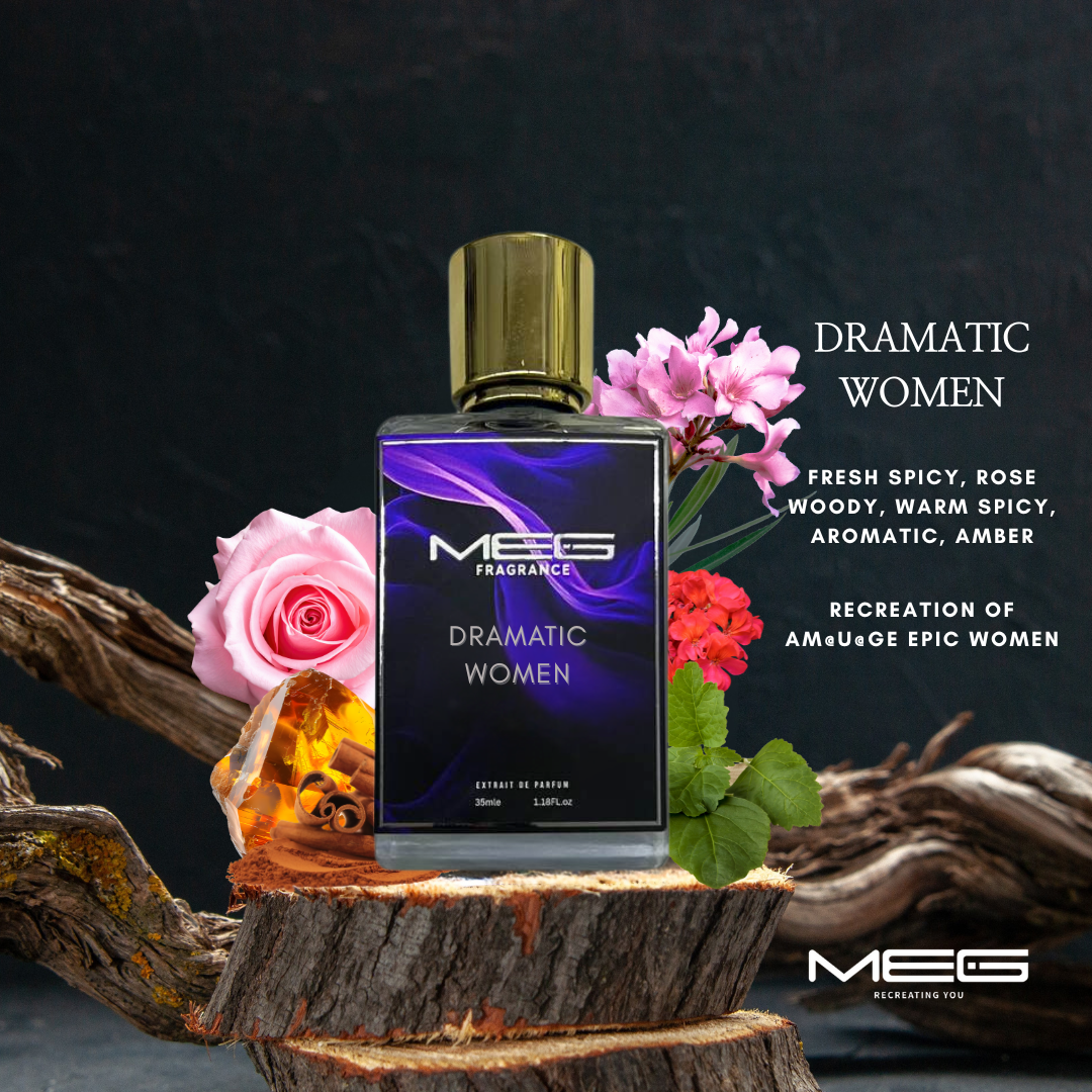 Dramatic Women by Meg Fragrance, bottle
