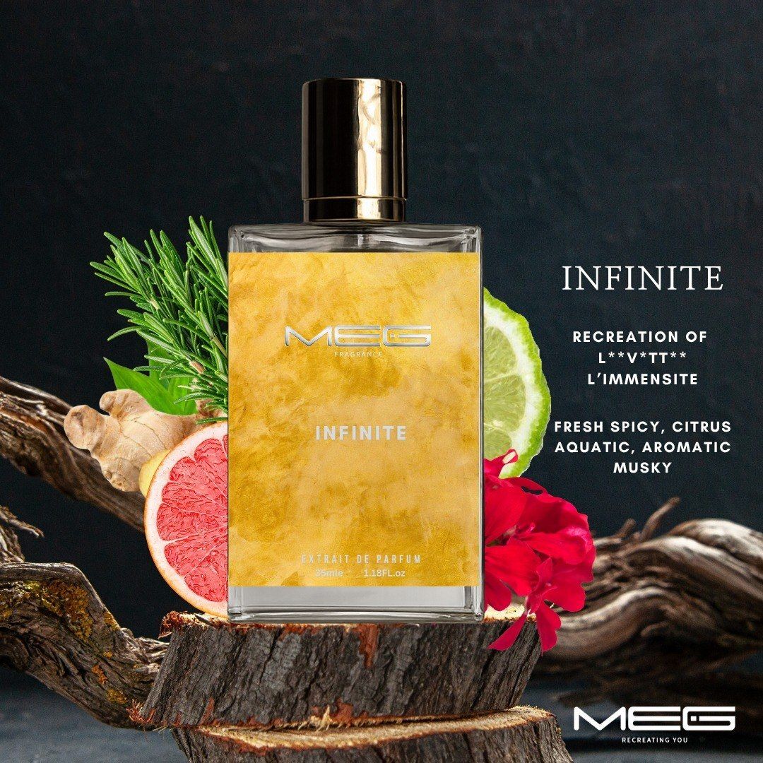 Infinite by Meg Fragrance, bottle