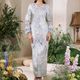 Lebaran 2026 Long Kurung Misty Blue