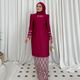 Pua Kumbu Maroon