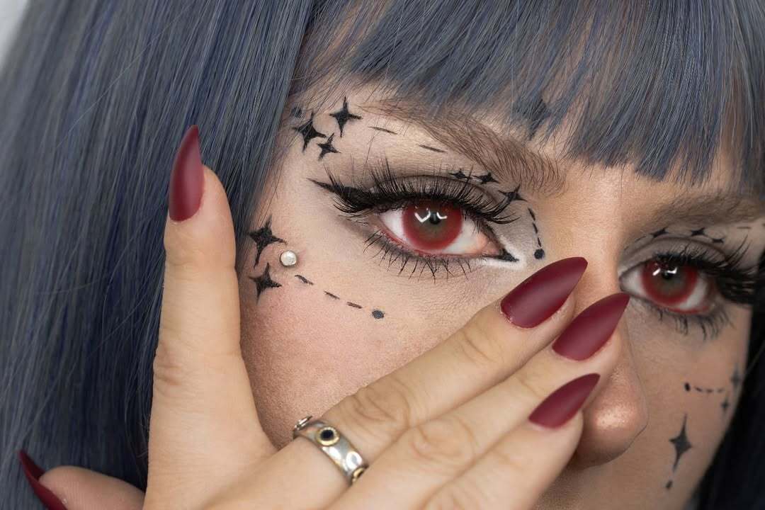 kazzue-color-contact-lens-Jellybean-Cherry-Red-2