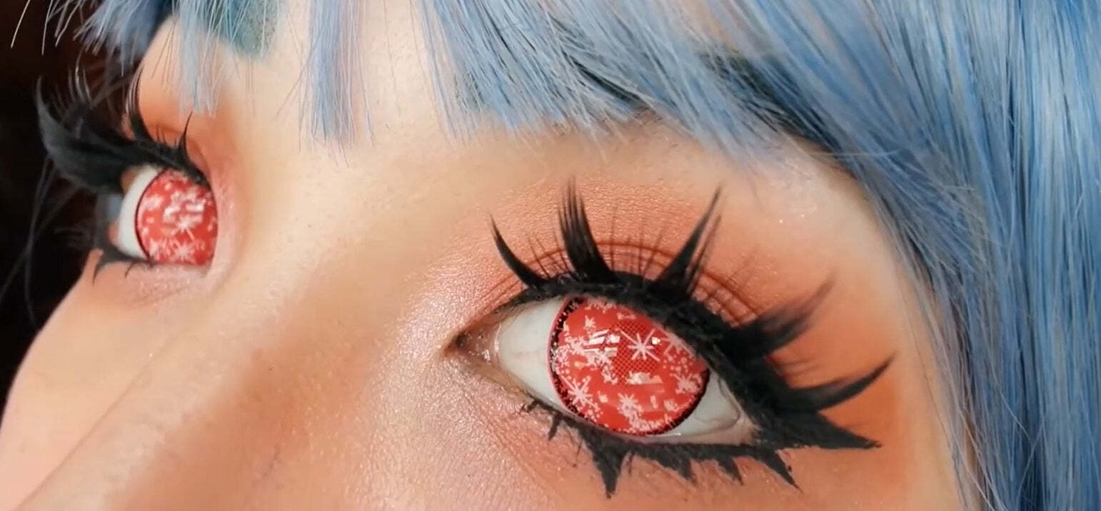 kazzue-color-contacts-sparkle-mesh-red-3
