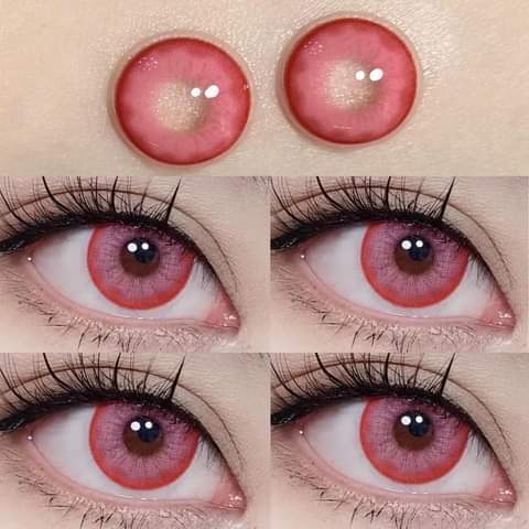kazzue-color-contacts-festival-pink-2