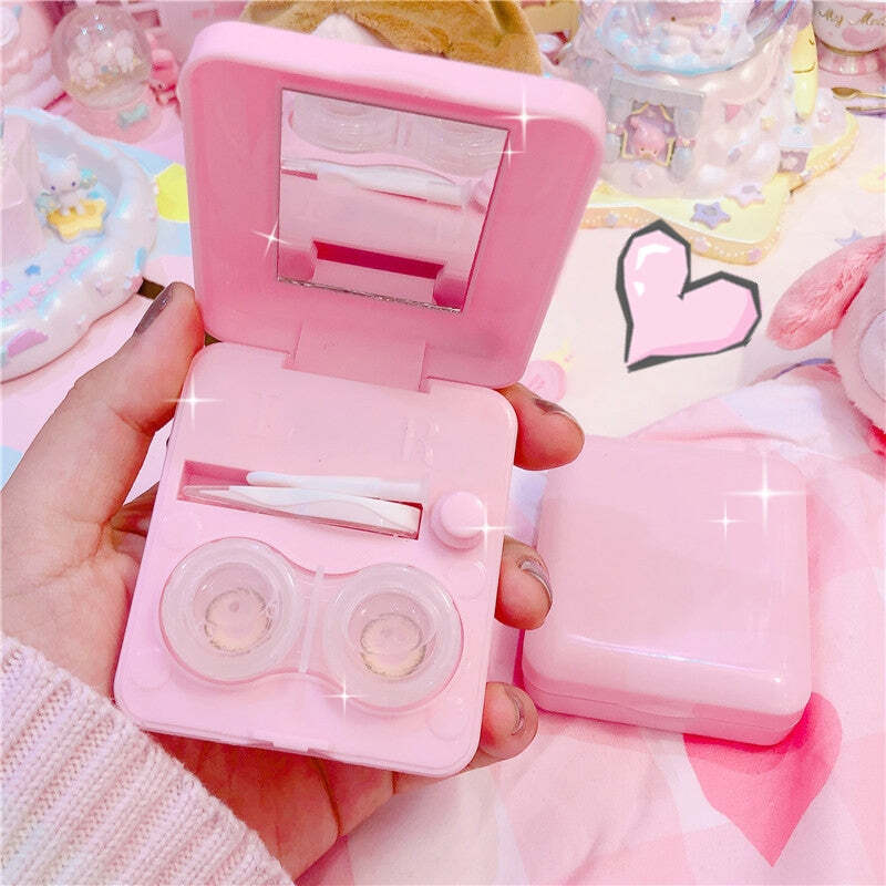 kazzue-color-contacts-romantic-pink-auto-cleaning-lens-case