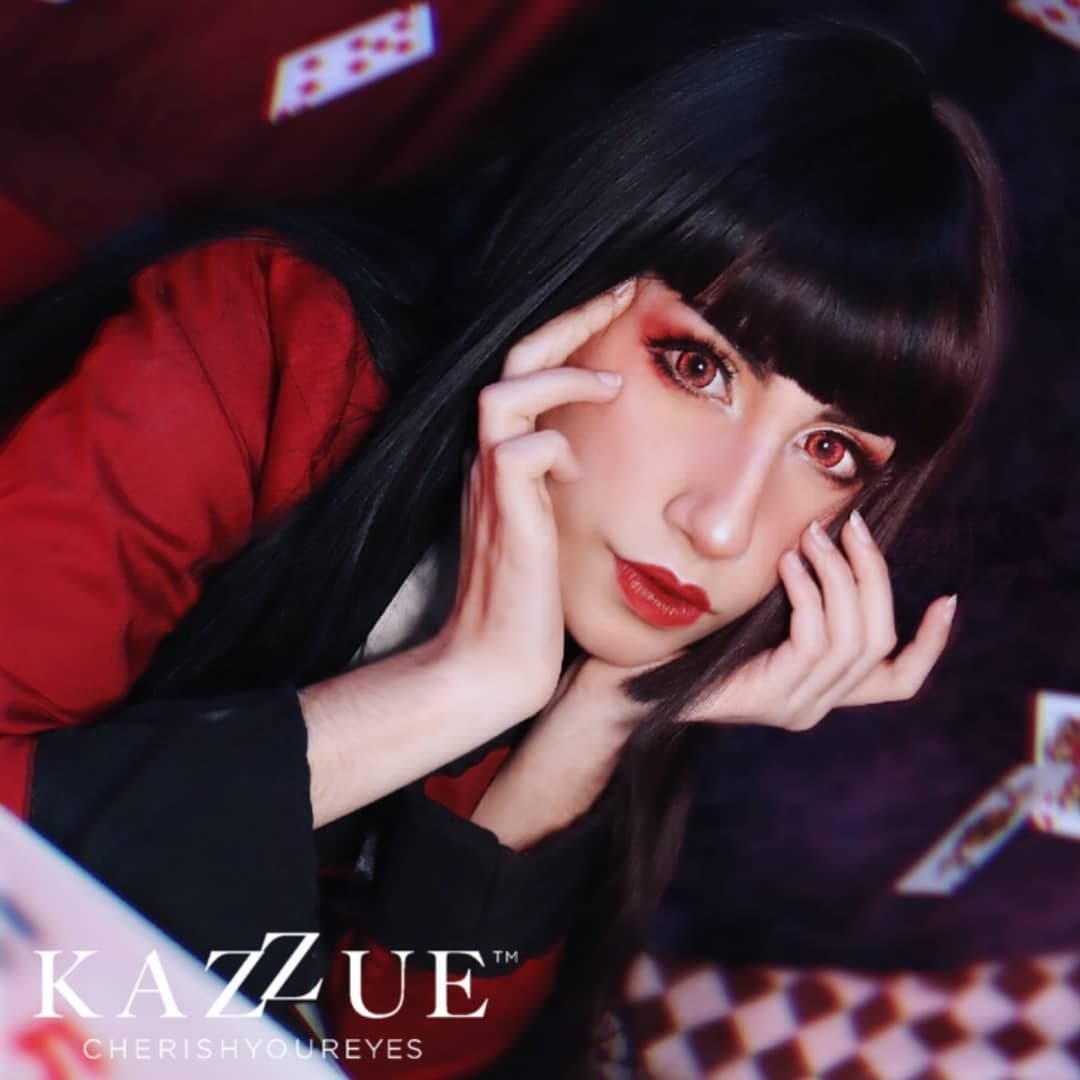 kazzue-color-contacts-premier-pinkish-red-3