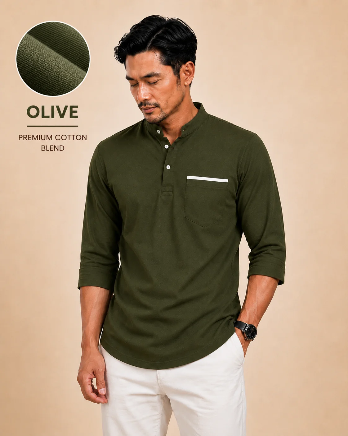 Kurta Suffian Olive