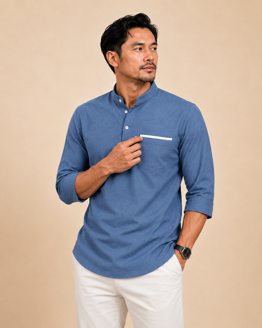 Kurta Suffian Slate