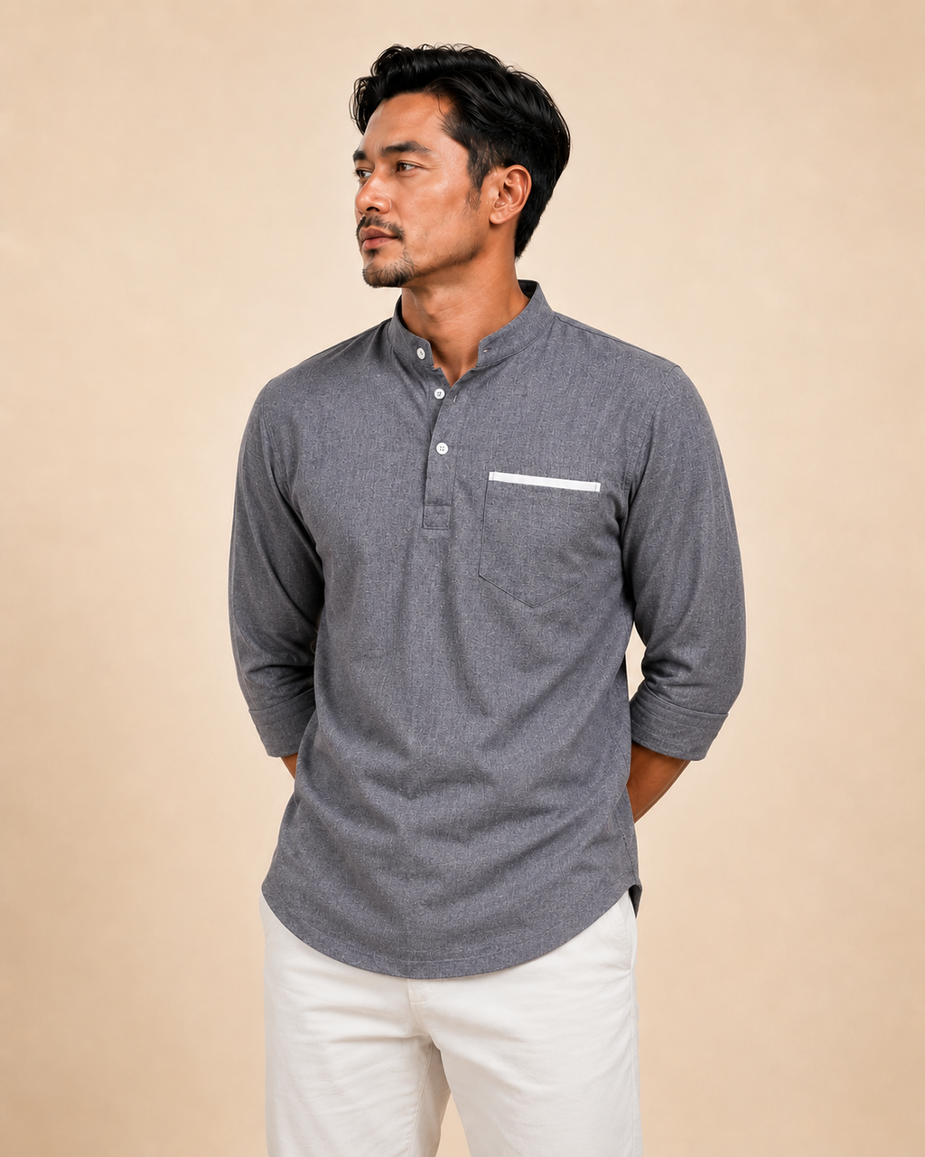 Kurta Suffian Grey