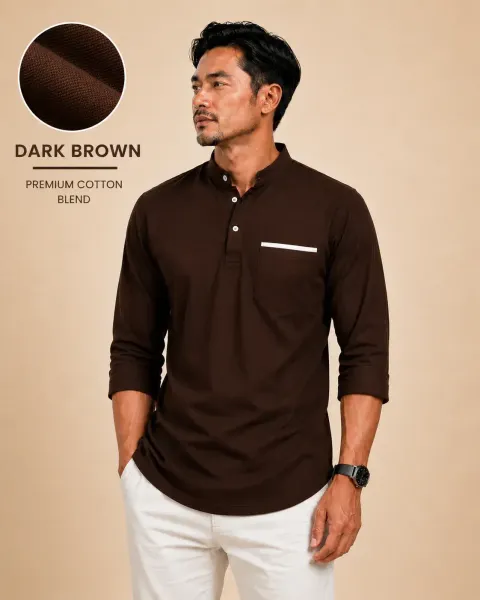 kurta suffian Dark Brown