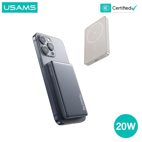 {CCC Certified} USAMS Powerbank CY Series Magnetic Wireless Charging Fast Charging 20W 10000m
