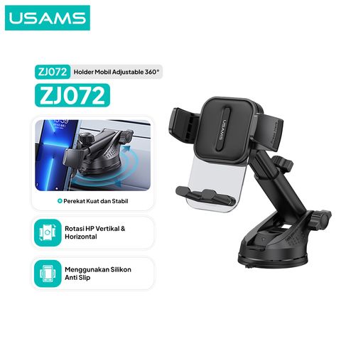USAMS ZJ072 Car Center Console Retractable Transparent Holder Mobil