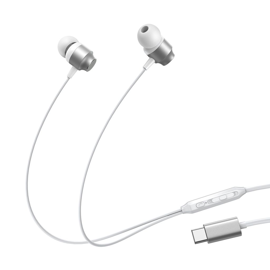 JR-EC06 TYPE-C Series In-Ear Metal Wired Earbuds-Silver (7)