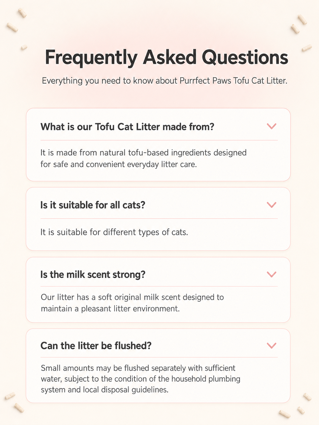 FAQ page