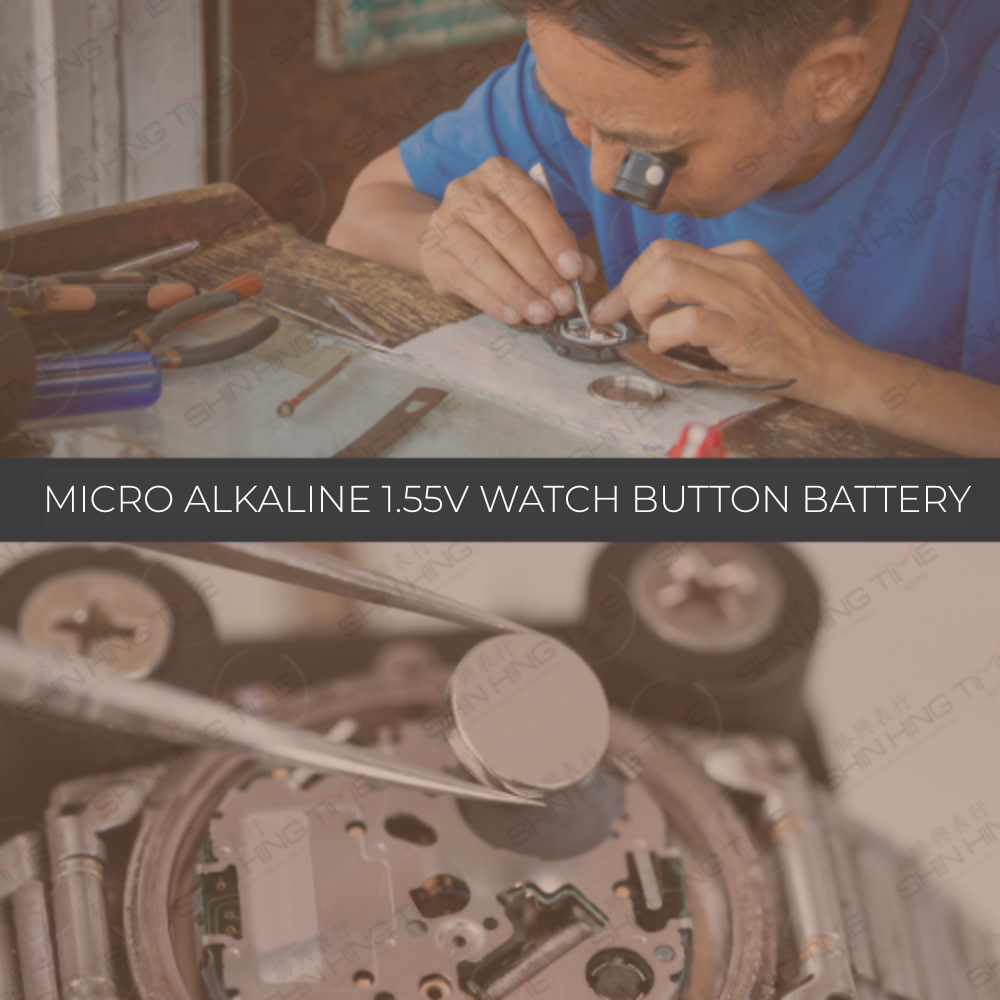 MICRO ALKALINE 1.55V WATCH BUTTON BATTERY