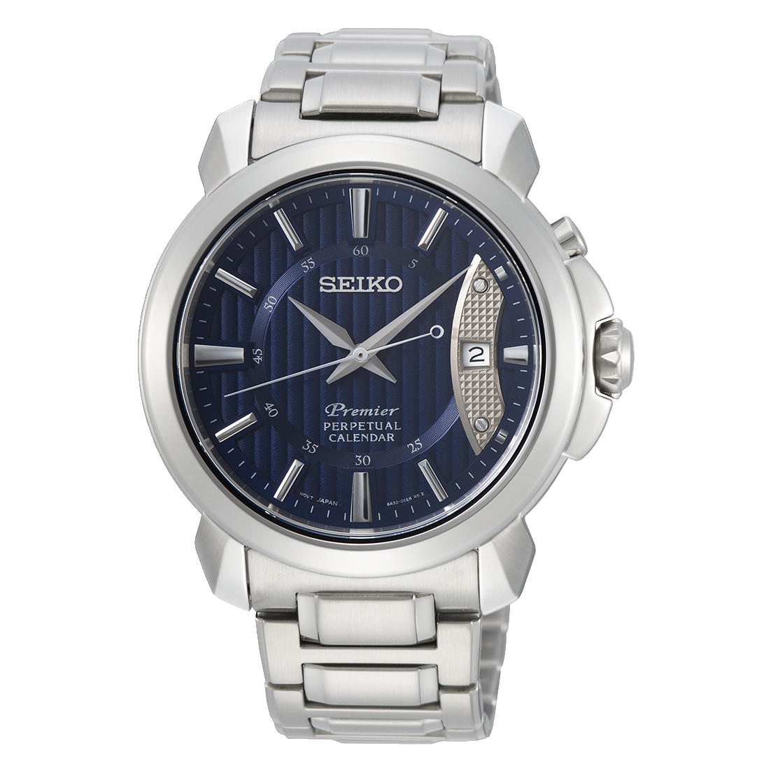 SEIKO PREMIER MEN PERPETUAL CALENDAR QUARTZ STAINLESS STEEL WATCH SNQ157P1  – SHIN HING TIME I Buy Watches Online Malaysia I Physical Watch Shop