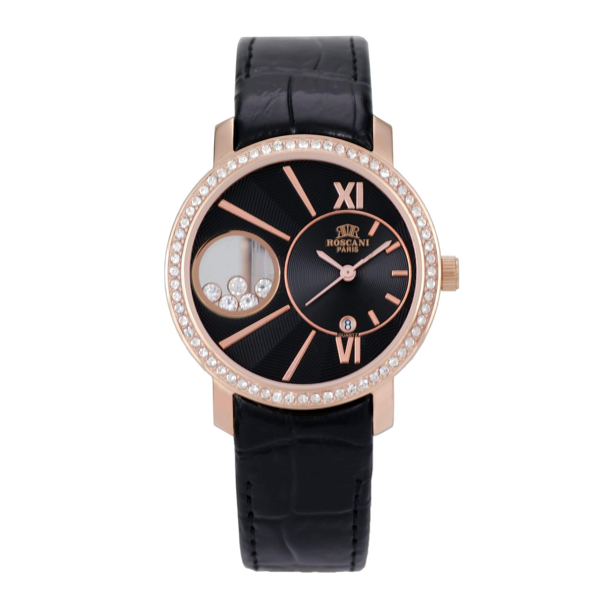 ⭐️Authorized⭐️ ROSCANI Paris BL B68 Women Analogue Elegance Fashion ...