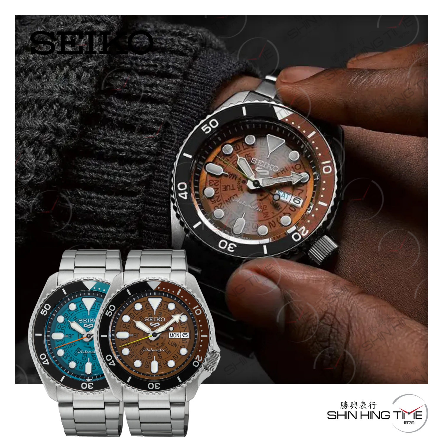 Seiko 5 Sports SRPJ45K1 / SRPJ47K1 Men Automatic Sport Stainless Steel  Watch SKX Skeleton Style – SHIN HING TIME I Buy Watches Online Malaysia I  Physical Watch Shop