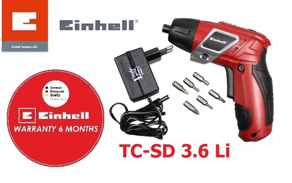 Einhell 3.6V Li ion Cordless Screwdriver MY Power Tools