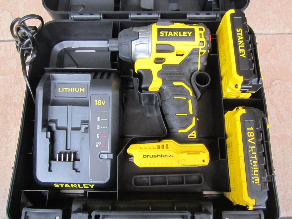 Stanley SBI201D2K 18V Brushless Cordless 6.35mm Hex Impact Driver – MY  Power Tools