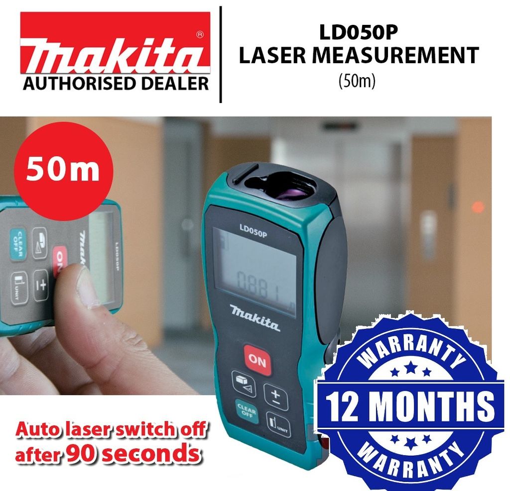 Makita LD050P (50m) Laser Distance Measure – MY Power Tools