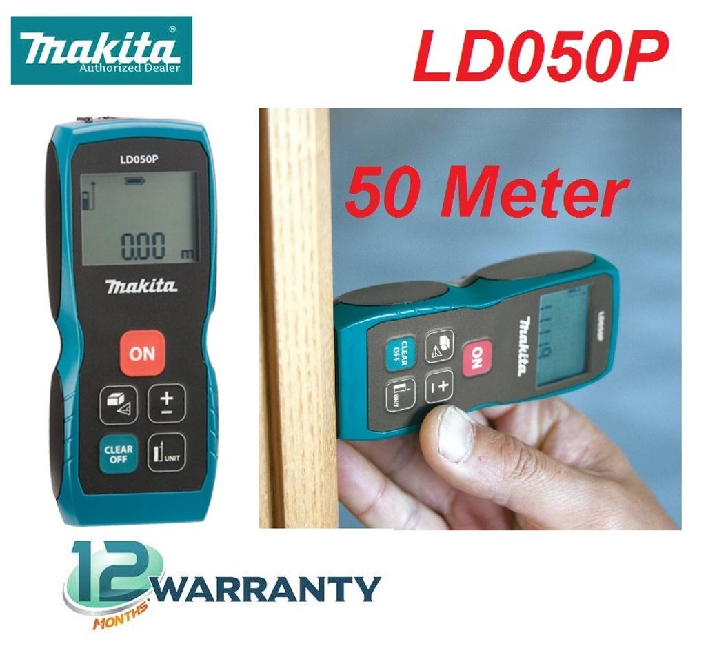 Makita LD050P (50m) Laser Distance Measure – MY Power Tools