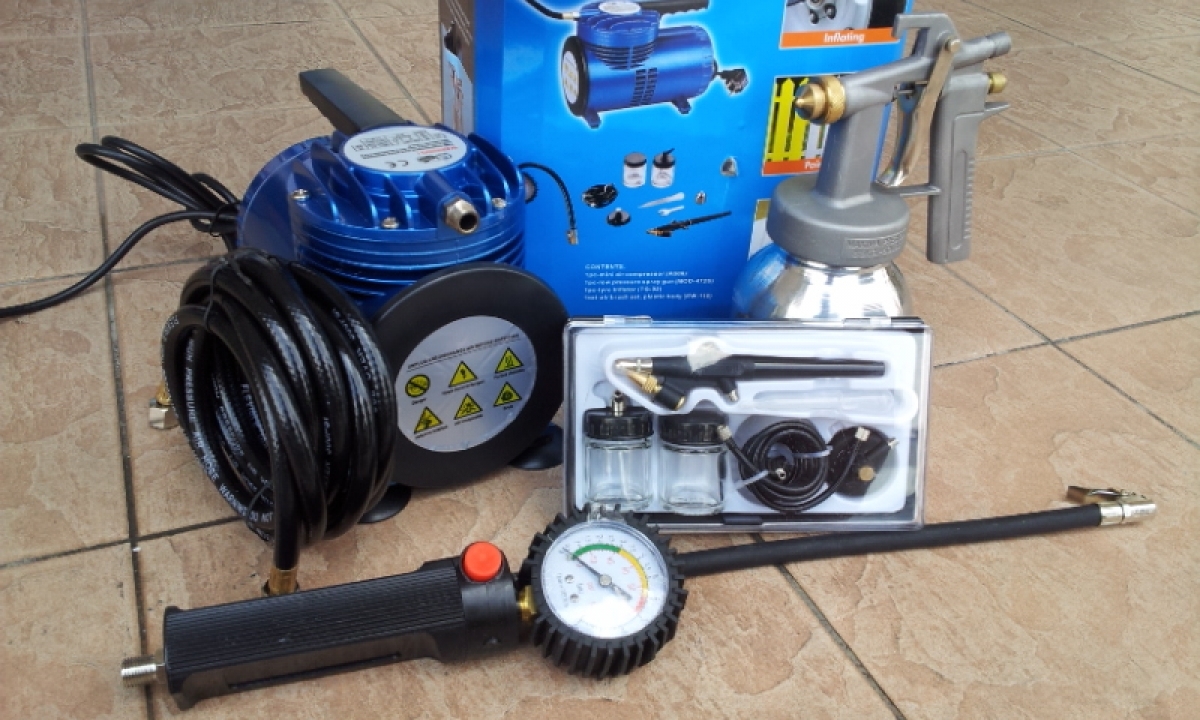 Hymair Mini Air Compressor AirBrush Starter Kit – MY Power Tools