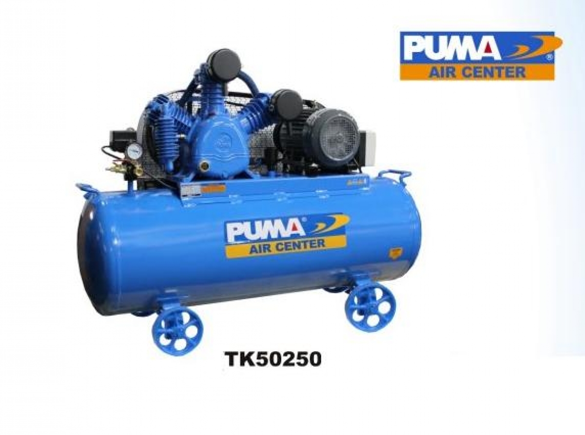 Puma 5.0Hp 250L 12Bar Horizontal Air Compressor – MY Power Tools