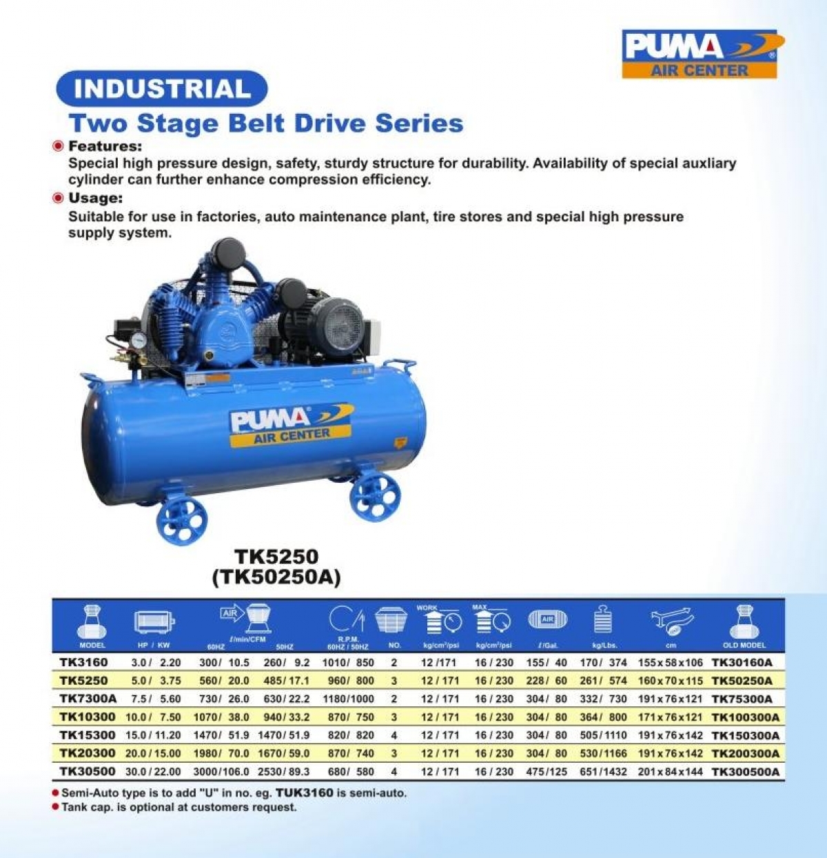 puma air compressor catalogue