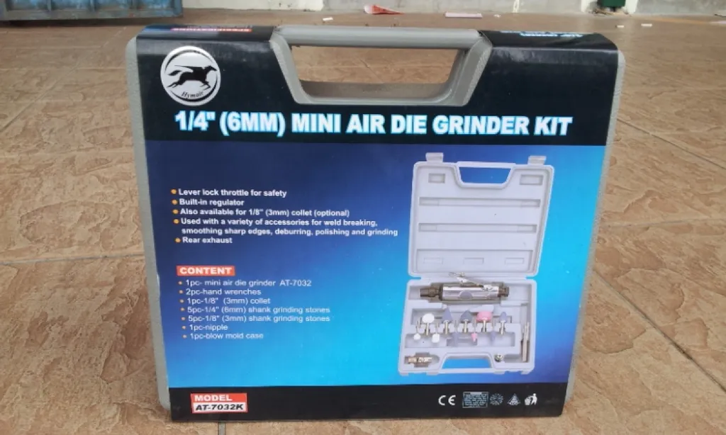 Hymair 1 4 6mm Mini Air Die Grinder Kit My Power Tools