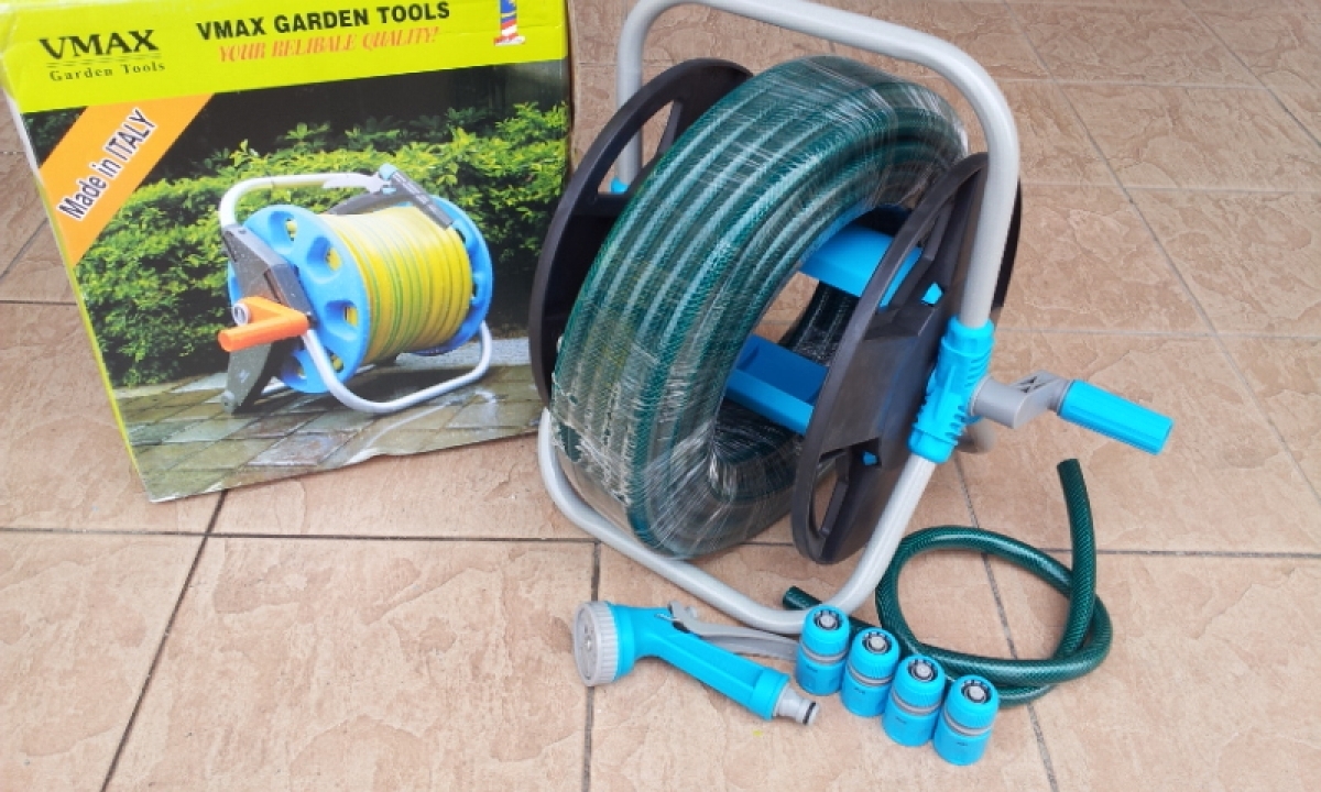 Vmax 12 5mm X 20m Garden Hose Reel Set My Power Tools Garden Hose Reel Set 1488476916 1924871 Z