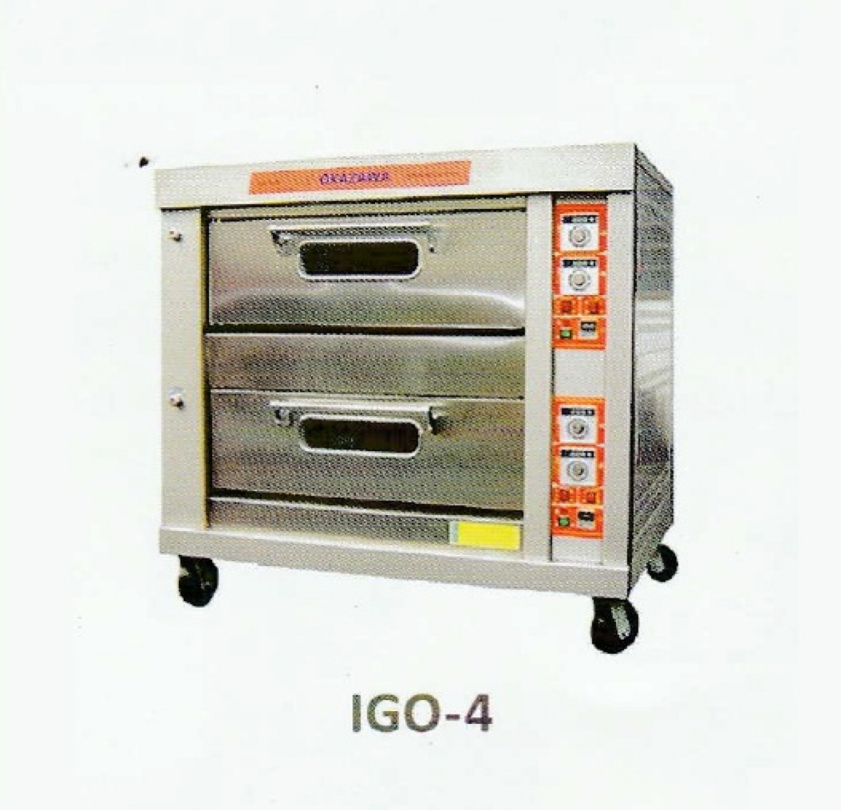 Okazawa 2Layer 4Tray Industrial Gas Oven MY Power Tools