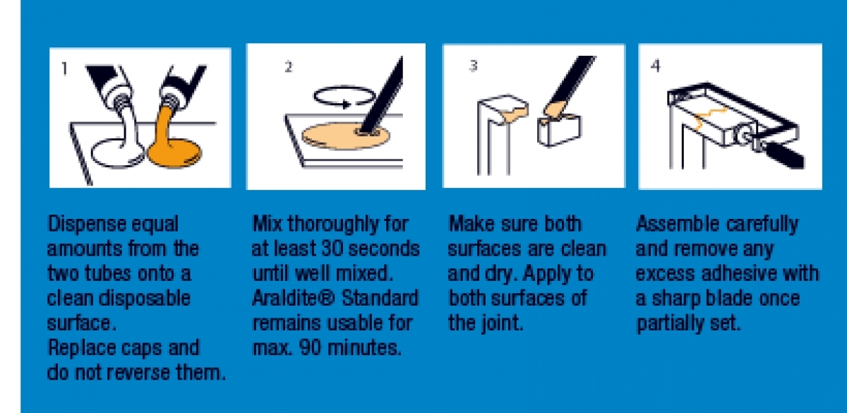 Araldite Standard 90min Epoxy Adhesive MY Power Tools