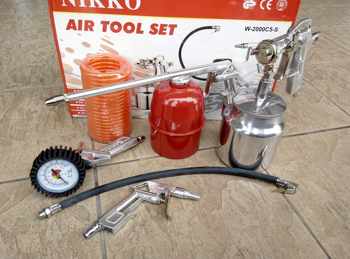 Nikko 5pcs Pneumatic Air Tool Kit Set MY Power Tools