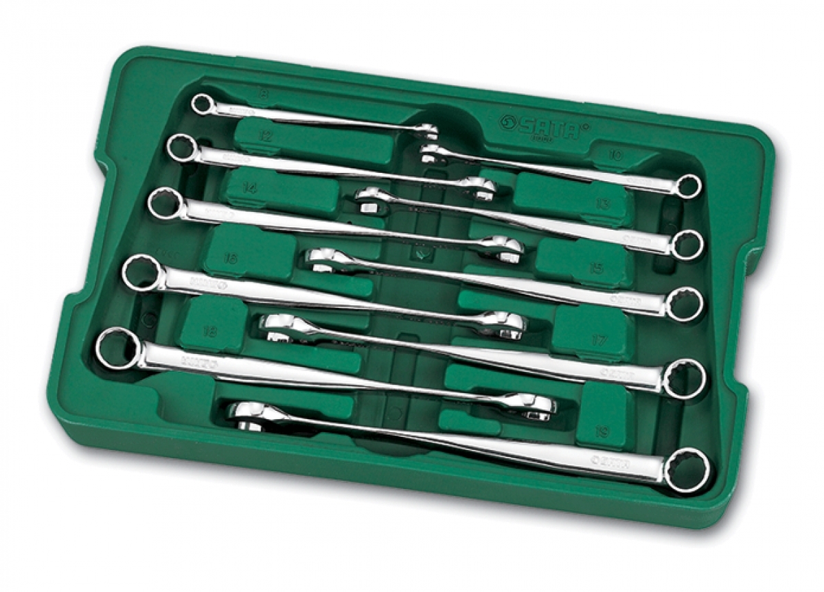 Sata 7pcs 819mm XL XBeam Combination Wrench Set (Metric) MY Power Tools