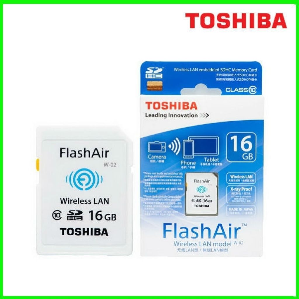Toshiba Carte SD WiFi FlashAir 8GB (Classe 10)