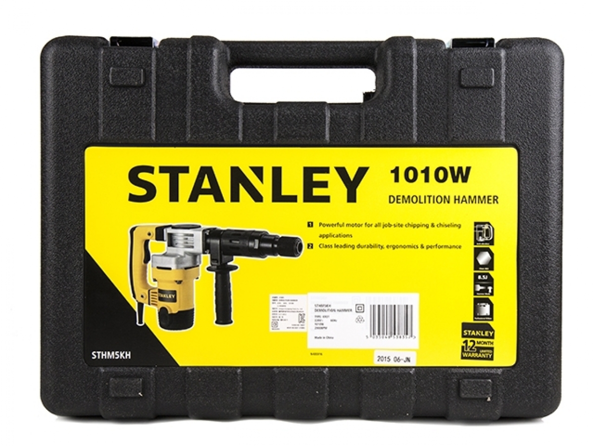 Stanley 1,010W 17mm Hex Chipping Hammer MY Power Tools