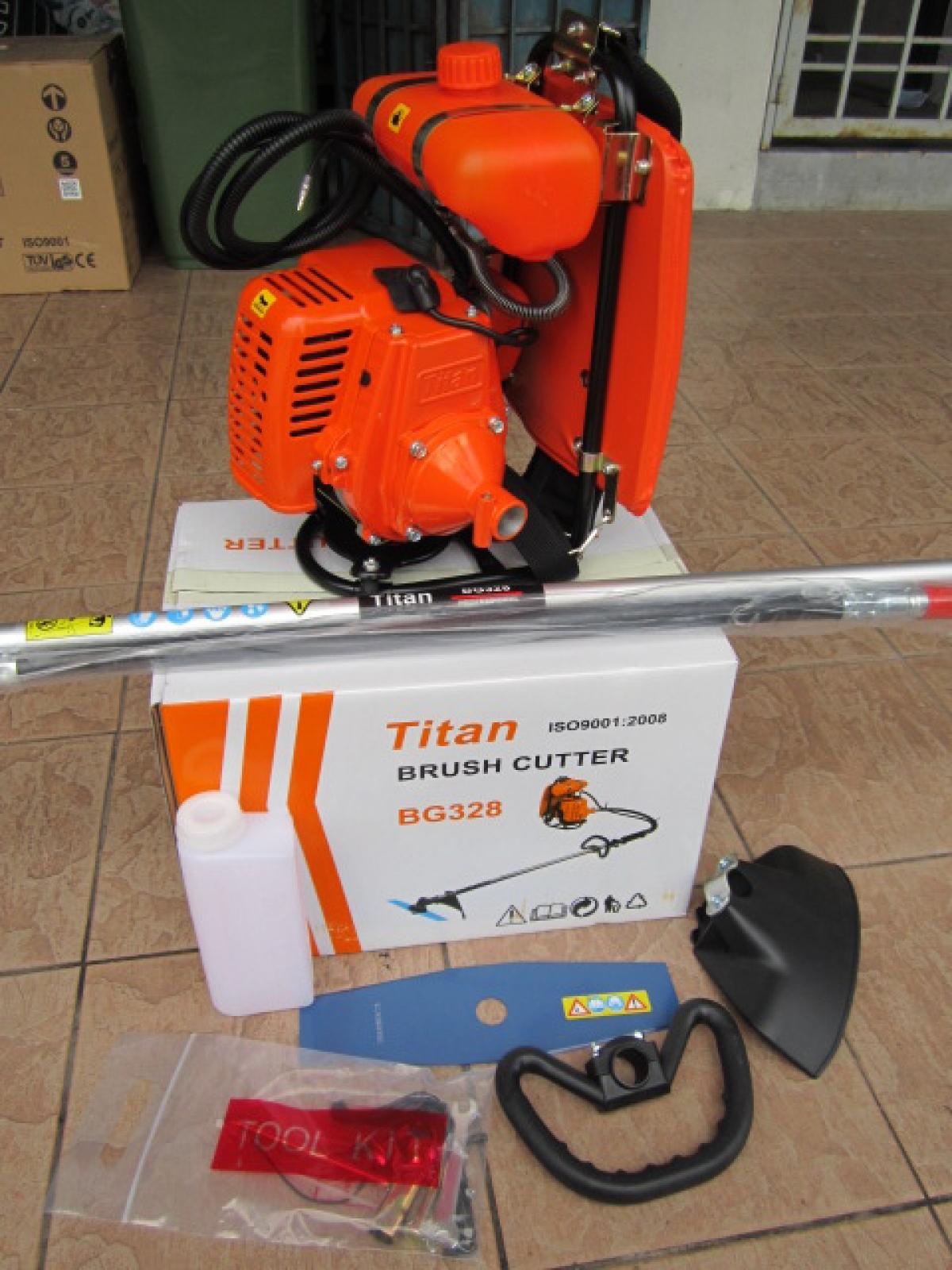 Titan BG328 Backpack Gasoline Brush 